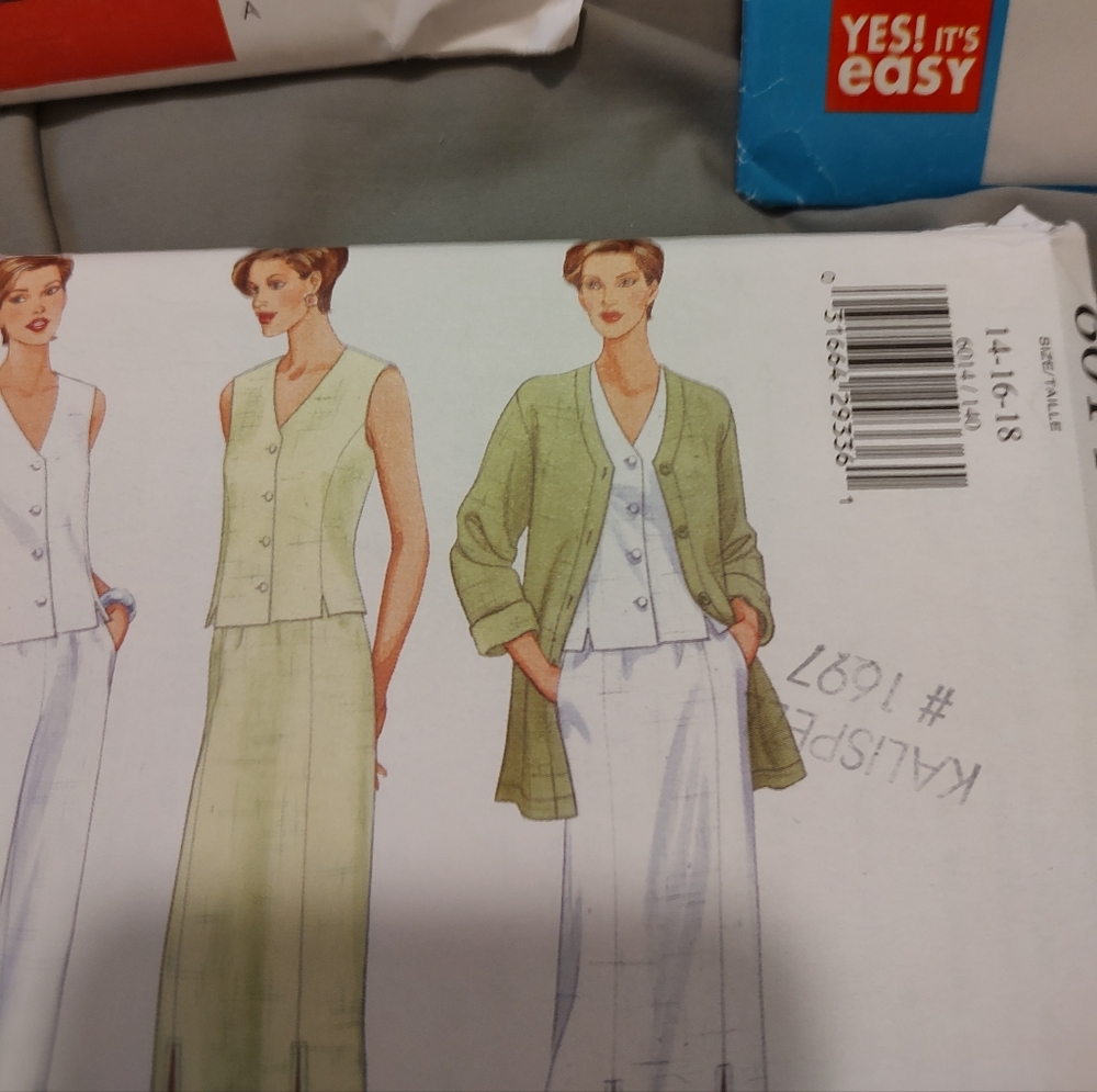 BNNU Set Of 5 Women's Sewing Patterns - Picture 5 of 6